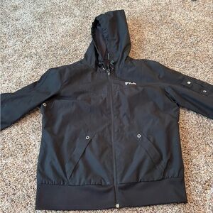 Fila Black Hooded Jacket